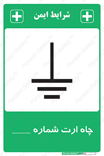 Safety sign: Earth Pit No 1 – design 12544