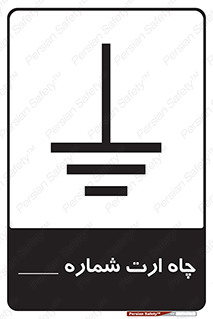 Safety sign: Earth Pit No 1 – design 12544