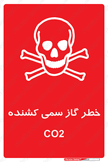 Safety sign: Risk Of Deadly Poisonous CO2 Gas – design 12546