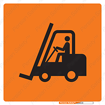 Forklift , هیدرولیکی , پالت , خطر , هشدار , توجه , 