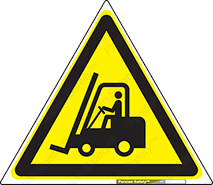 Forklift , هیدرولیکی , پالت , خطر , هشدار , توجه , 