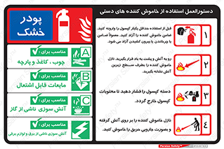 راهنمای , نحوه , کپسول , سیلندر , خاموش کننده , پودر , خشک , گاز , Powder , Extinguisher , 