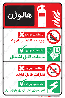 راهنمای , دستورالعمل , استفاده , نحوه , کپسول , سیلندر , خاموش کننده , هالون , هالوژن , فلوژکس , گاز , Extinguisher , 