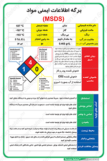 CH4 , MSDS , دیتاشیت , 